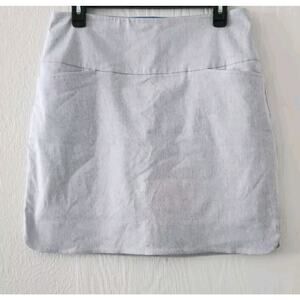 S.C & Co Skort Skirt Womens Medium White Tummy Control Pull On